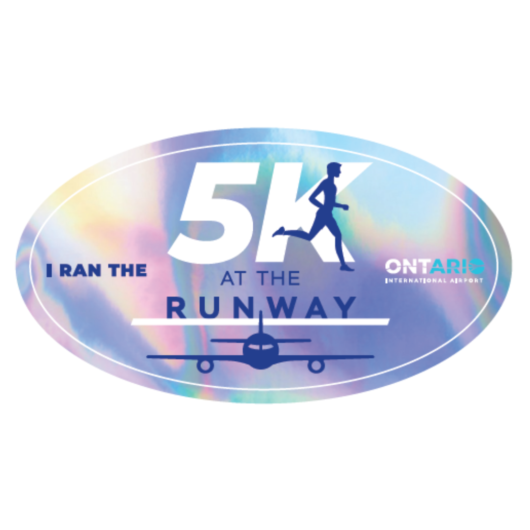 5K at the Runway Holographic Sticker