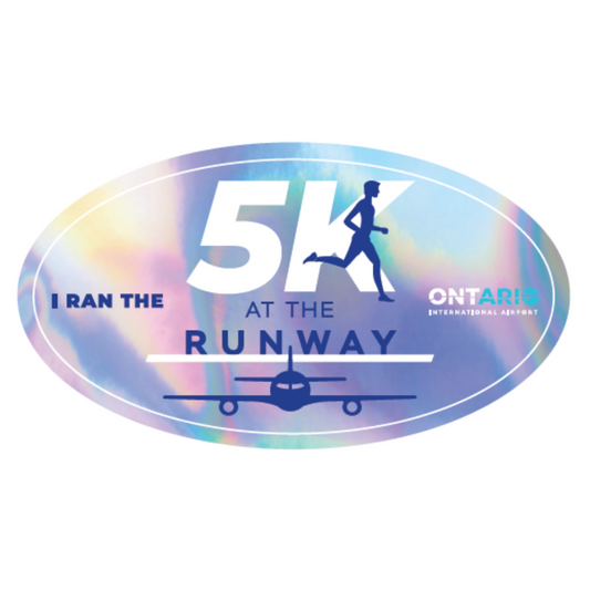 5K at the Runway Holographic Sticker